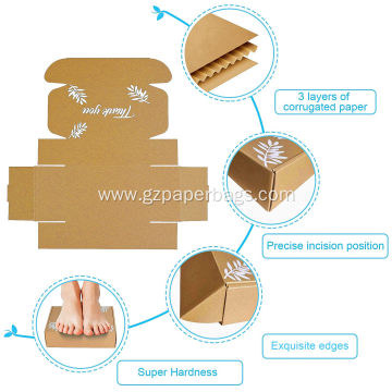 Custom Brown Kraft Paper Gift Boxes